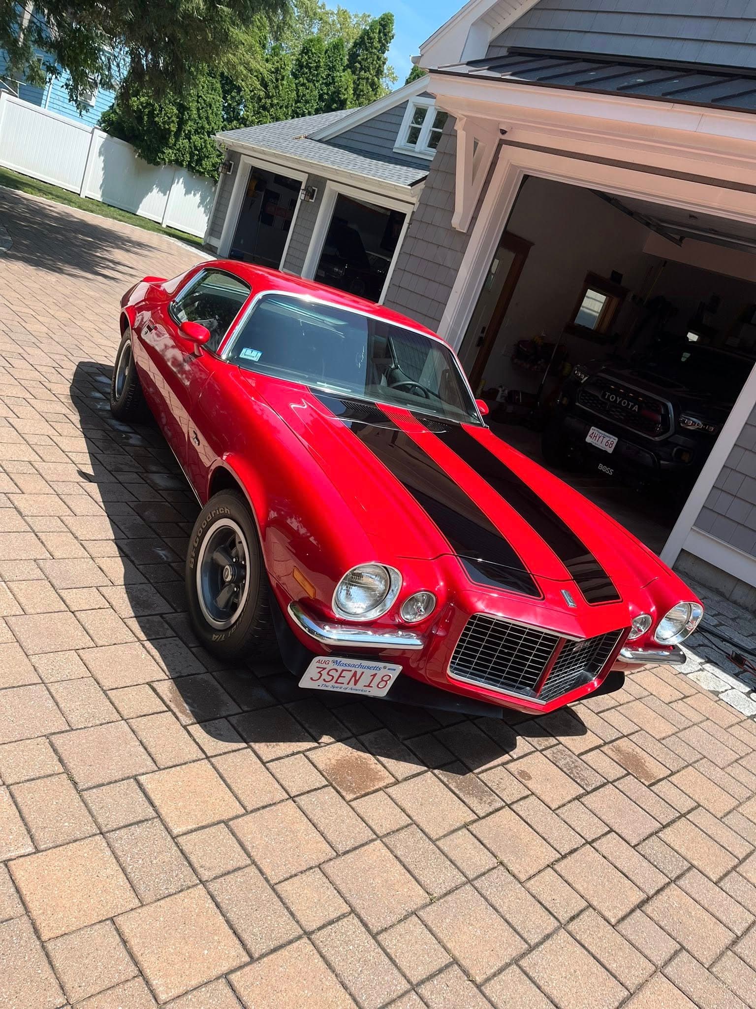 Classic car exterior shine after full detail on the North Shore of Massachusetts